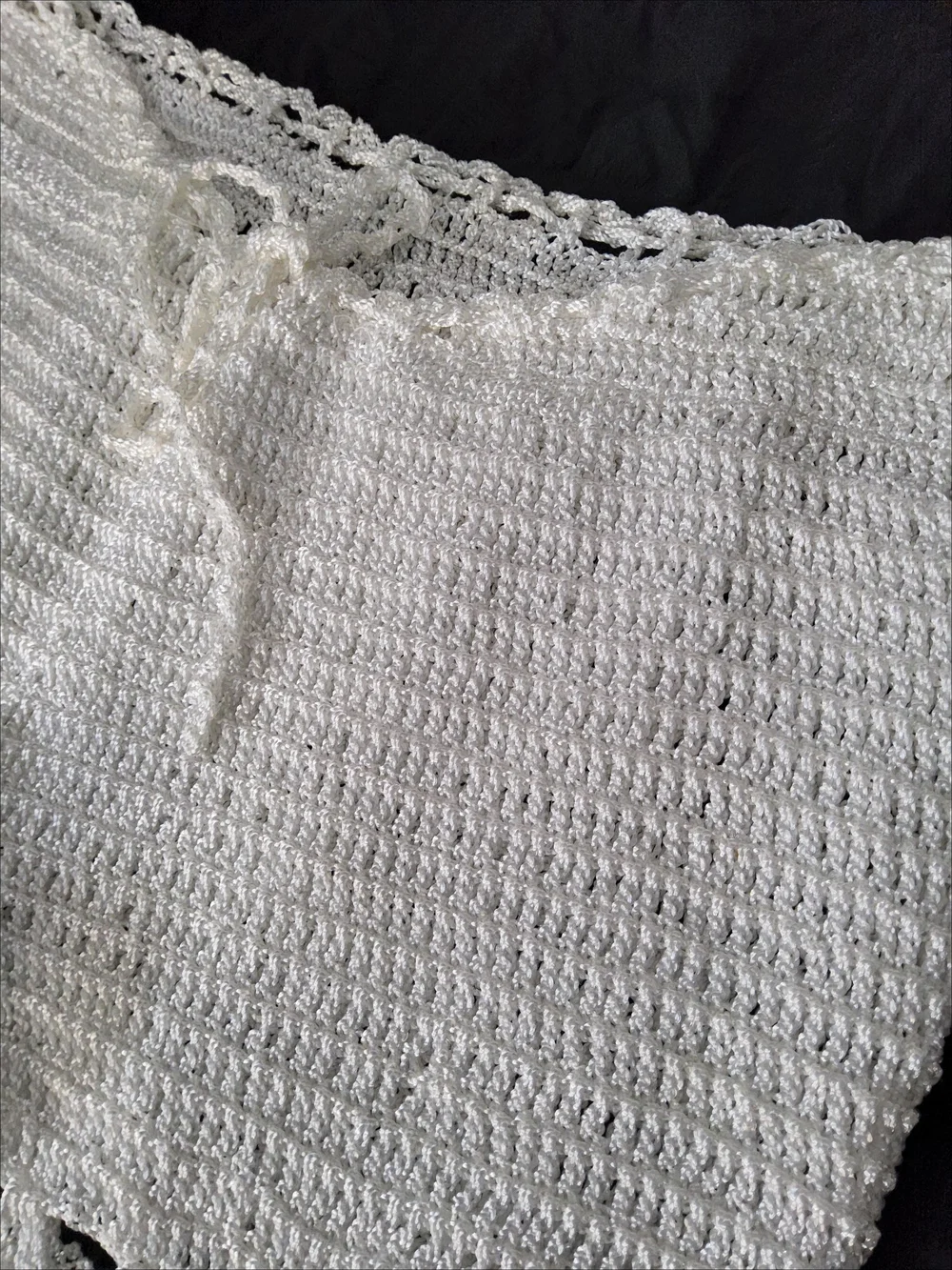 Women's  Crochet Pants And Crop Top